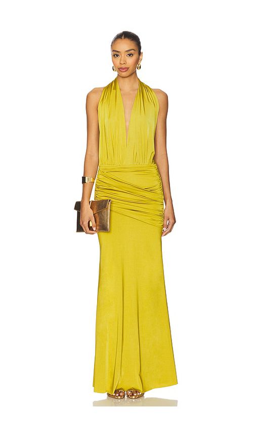 Casona La Do?a Dress in Olive. XS/S. Also in S/M