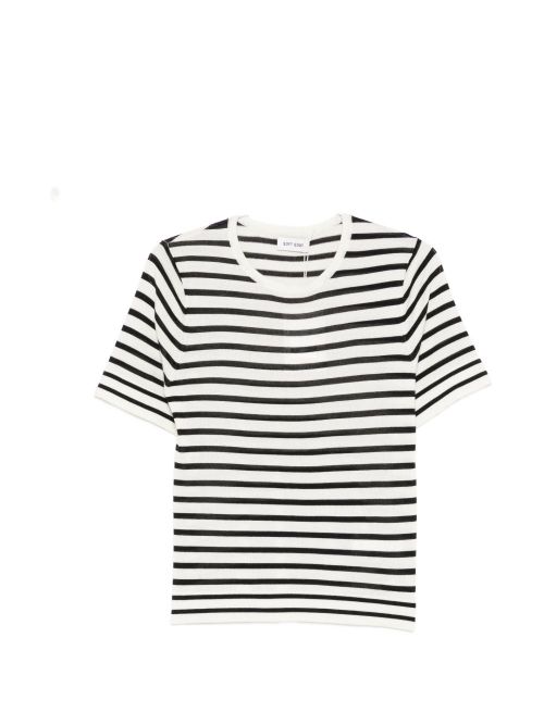 Silk and cashmere striped t-shirt