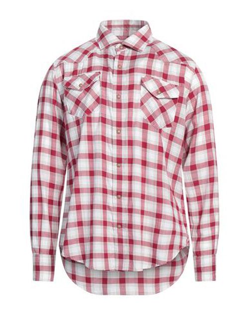 Man Shirt Red Size 15 ½ Cotton