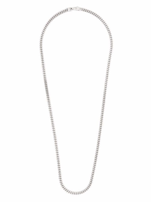 Curb Chain L necklace - Silver