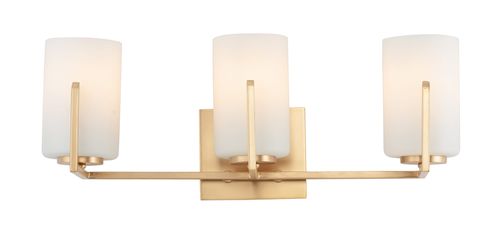 Maxim Dart 3-Light Bathroom Vanity Light in Satin Bra