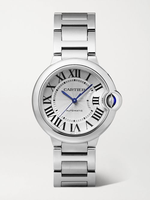 Ballon Bleu De Automatic 36mm Stainless Steel Watch - Gray