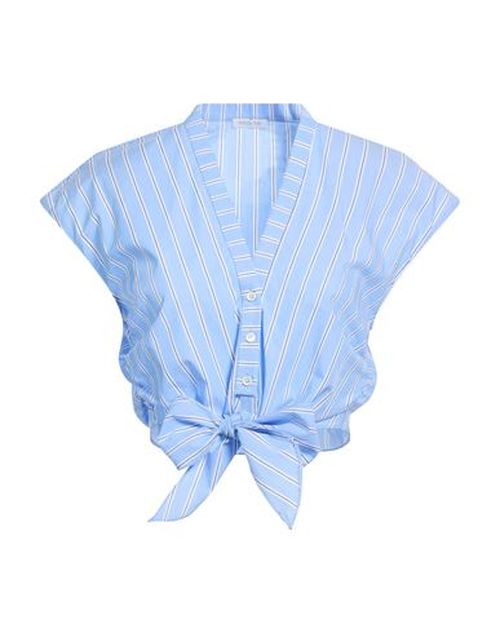 Woman Shirt Light blue Size 2 Cotton
