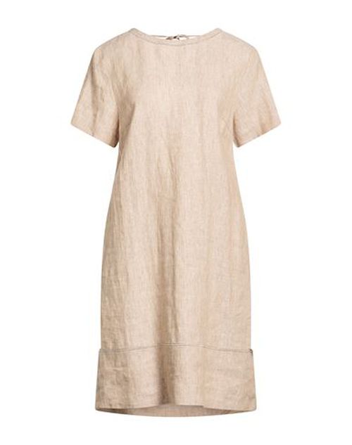 Woman Mini dress Light brown Size 8 Linen