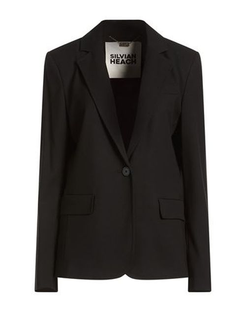 Woman Blazer Black Size 6 Polyester, Viscose, Elastane
