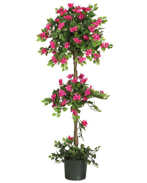 5ft Mini Bougainvillea Topiary Artificial Tree