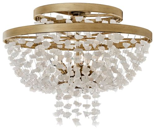 Harvest Gold Flush Mount from the Stonybrook Collection