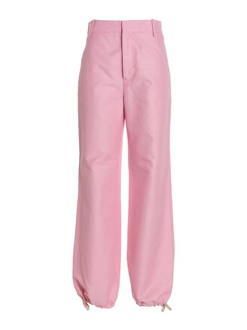 Logo embroidery pants