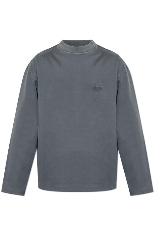 Sweatshirt With Logo Appliqué