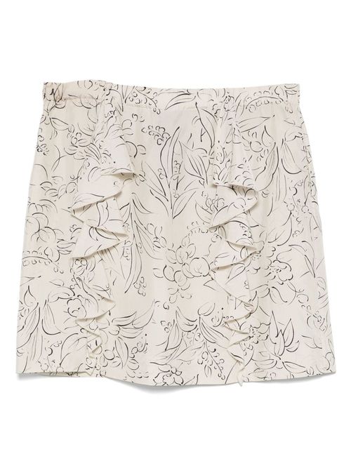 2010s silk skirt - Neutrals