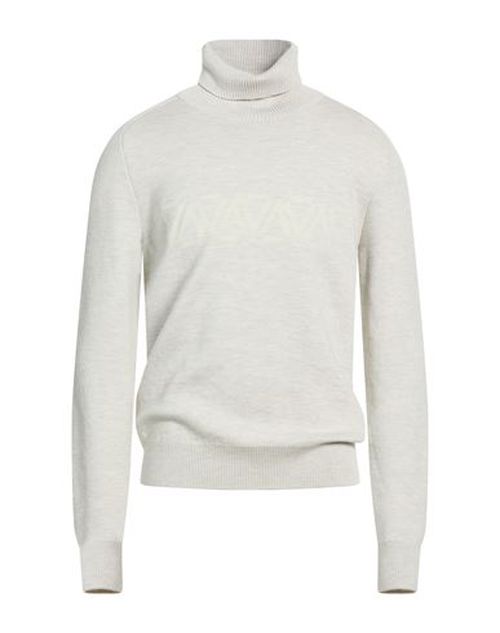 Laminar Man Turtleneck Light grey Size 40 Virgin Wool, Polyester, Polyurethane