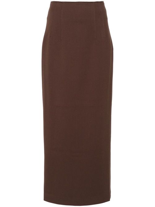 Shelby maxi skirt - Brown