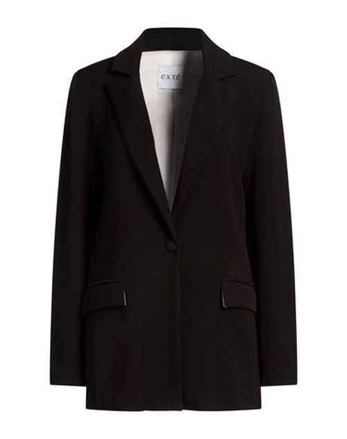 Woman Blazer Black Size L Polyester, Viscose, Elastic fibres