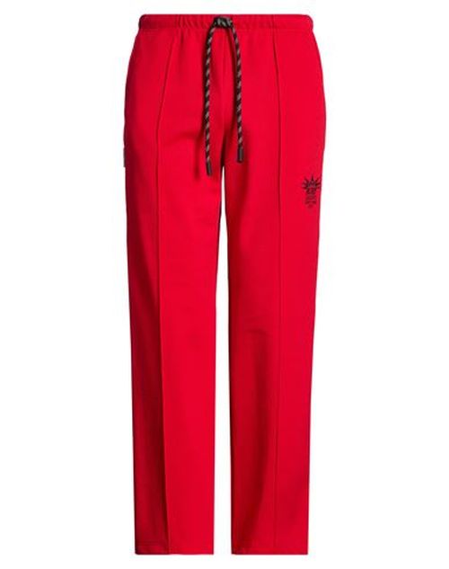 Man Pants Red Size L Cotton, Polyester