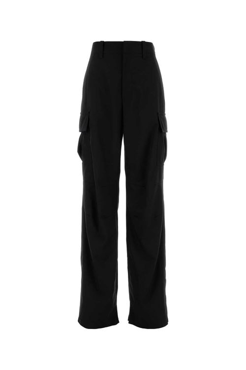 Fine Cargo Pants — Black