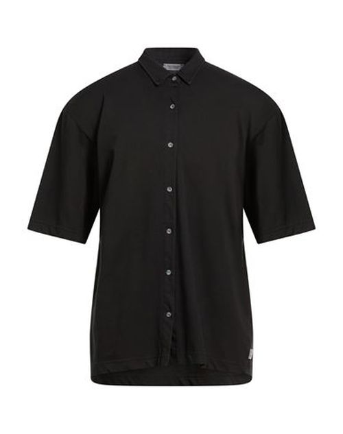 Man Shirt Black Size L Lyocell, Cotton, Elastane