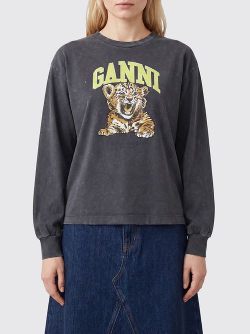 Sweatshirt Woman color Charcoal