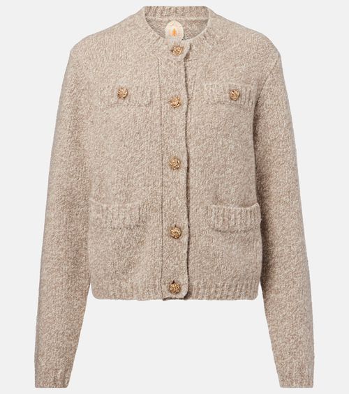 Cashmere-blend cardigan