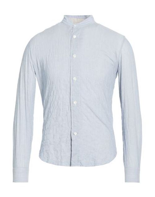 Man Shirt Blue Size S Cotton, Elastane