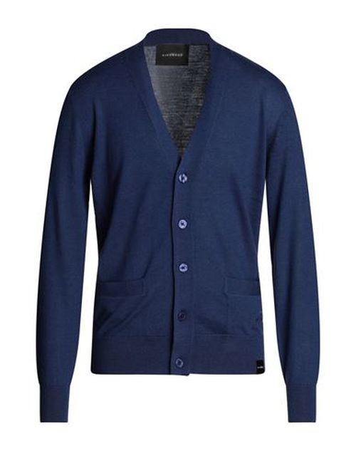 Man Cardigan Navy blue