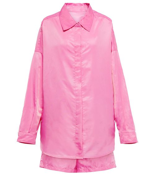 Perla shirt jacket and shorts set