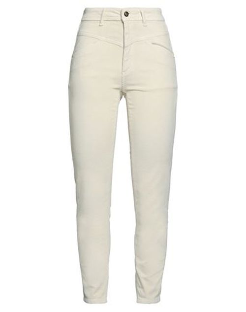 Gaudì Jeans Woman Pants Ivory Size 28 Cotton, Elastane