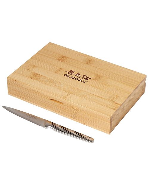 8Pc Steak Set With Bamboo Box