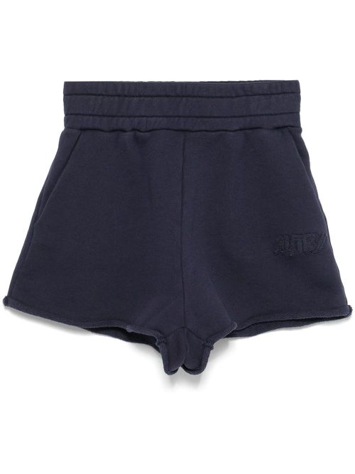 Jersey-texture track shorts - Blue