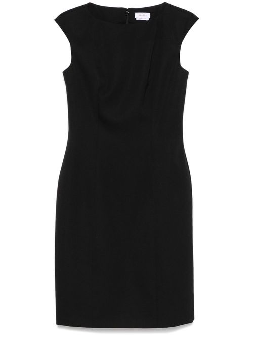 Wool mini dress - Black
