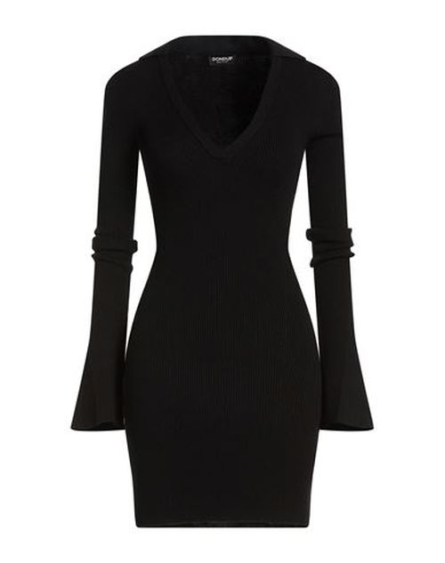 Woman Mini dress Black Size 6 Viscose, Polyester, Polyamide