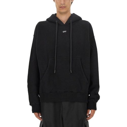 Off White Sweatshirt With Logo