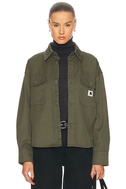 Carhartt WIP Kelly Shirt Jacket in Leaf - Olive. M also in