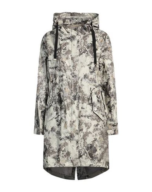 Woman Overcoat & Trench Coat Grey Size 6 Cotton, Polyurethane, Acetate