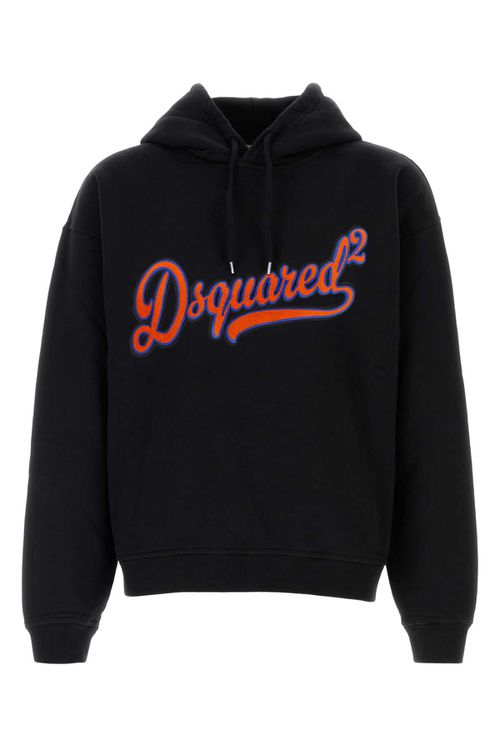 Black Cotton Sweatshirt