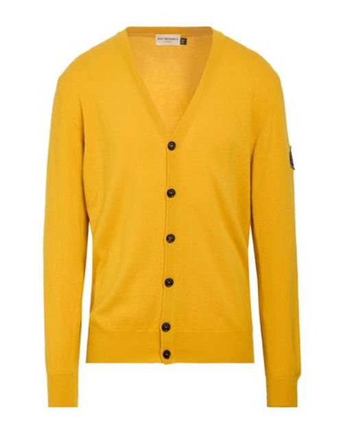Roÿ Roger's Man Cardigan Mustard Size L Wool, Viscose, Polyamide, Cashmere