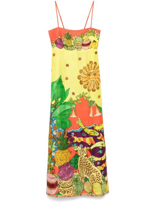 Tiger Day maxi dress - Yellow