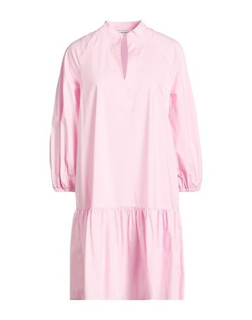 Woman Mini dress Light pink Size 6 Cotton, Polyamide, Elastane