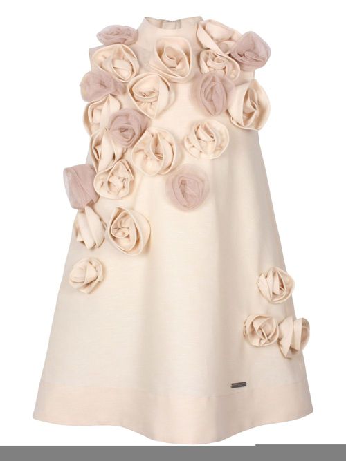 Ring A Ring O Roses dress - Neutrals