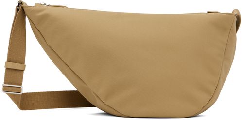 Beige Small Slouchy Banana Pouch