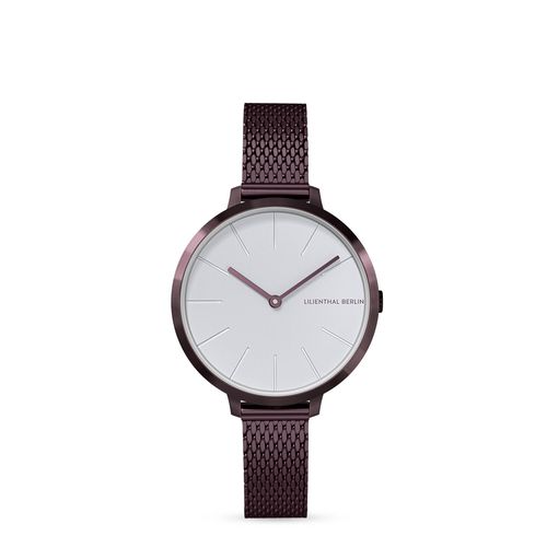 Rosalux Burgundy White Mesh Burgundy Brushed