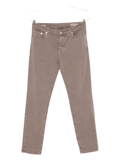 Straight-leg jeans - Brown