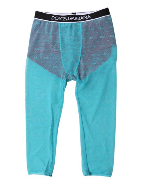 Logo-Jacquard Bodysuit — Blue