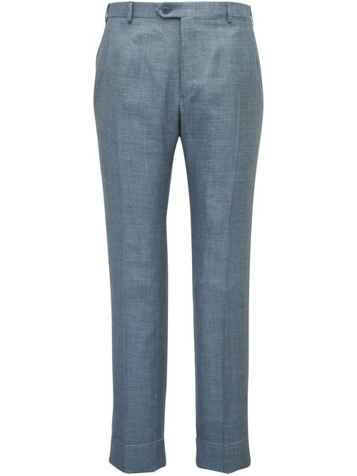 Brioni pressed-crease trousers - Blue