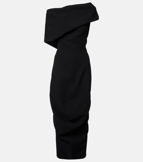 One-shoulder midi dress