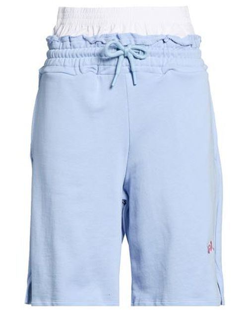 Woman Shorts & Bermuda Shorts Light blue Size XS Cotton