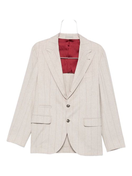 Pinstripe blazer - Neutrals