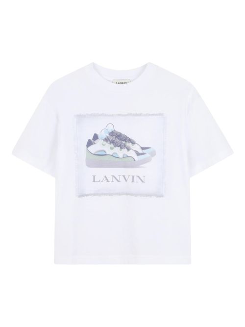 Boys' CrETHEstanesedew-neck Cotton T-shirt - Mini Fit