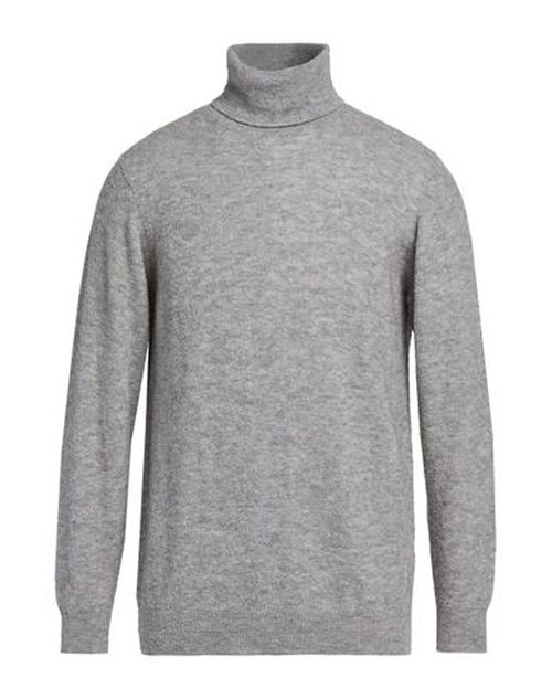 Man Turtleneck Light grey Size 7 Virgin Wool, Polyamide, Cashmere