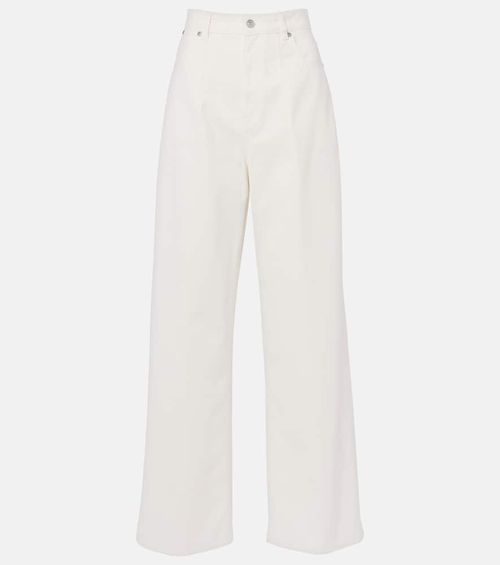 High-rise wide-leg jeans