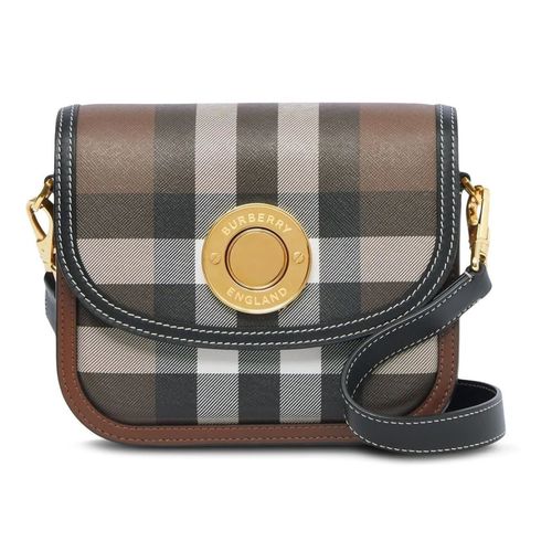 Engraved Logo Elizabeth Crossbody Bag